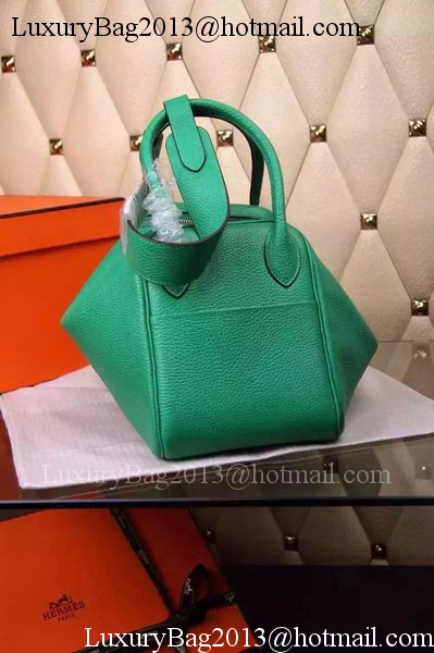 Hermes Lindy 30CM Leather Shoulder Bag H0881 Green Hermes Lindy 30CM Leather Shoulder Bag H0881 Green