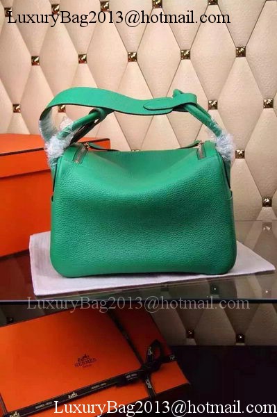 Hermes Lindy 30CM Leather Shoulder Bag H0881 Green Hermes Lindy 30CM Leather Shoulder Bag H0881 Green