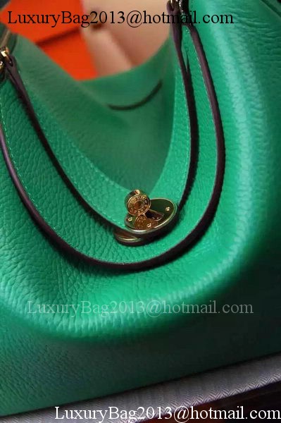 Hermes Lindy 30CM Leather Shoulder Bag H0881 Green Hermes Lindy 30CM Leather Shoulder Bag H0881 Green