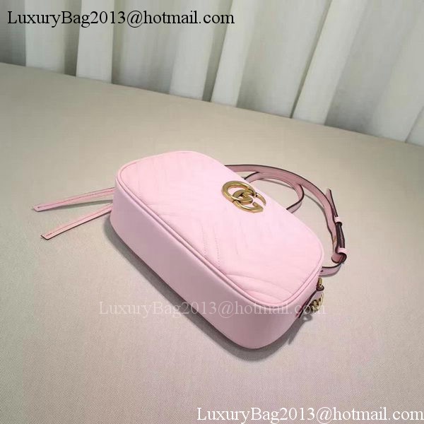 Gucci GG Marmont Matelasse Shoulder Bag 447632 Pink Gucci GG Marmont Matelasse Shoulder Bag 447632 Pink