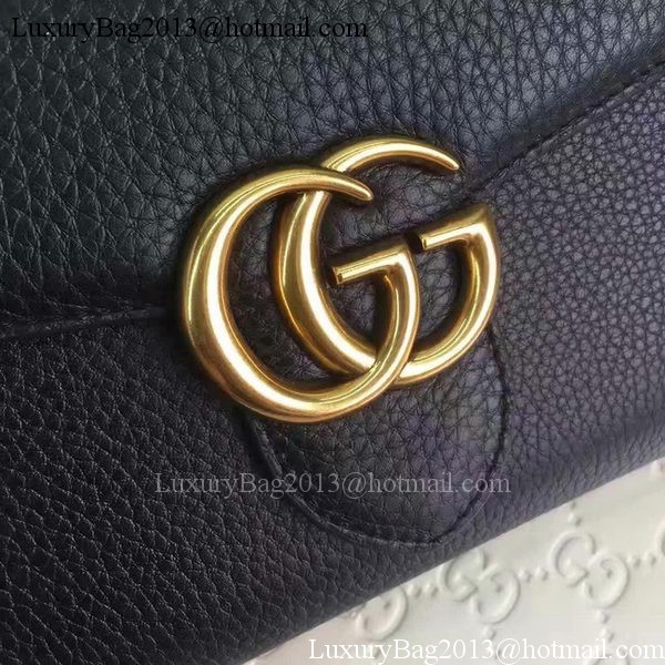 Gucci GG Marmont Leather mini Chain Bag 401232 Black Gucci GG Marmont Leather mini Chain Bag 401232 Black