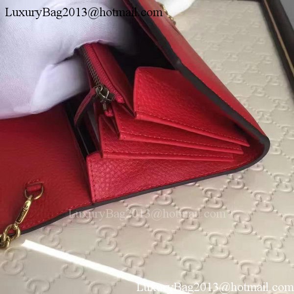 Gucci GG Marmont Leather mini Chain Bag 401232 Red Gucci GG Marmont Leather mini Chain Bag 401232 Red