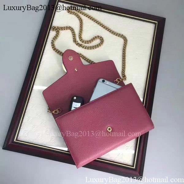 Gucci GG Marmont Leather mini Chain Bag 401232 Wine Gucci GG Marmont Leather mini Chain Bag 401232 Wine