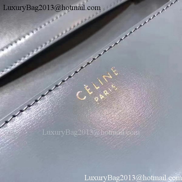 Celine Classic Box Flap Bag Smooth Leather C20447 SkyBlue Celine Classic Box Flap Bag Smooth Leather C20447 SkyBlue