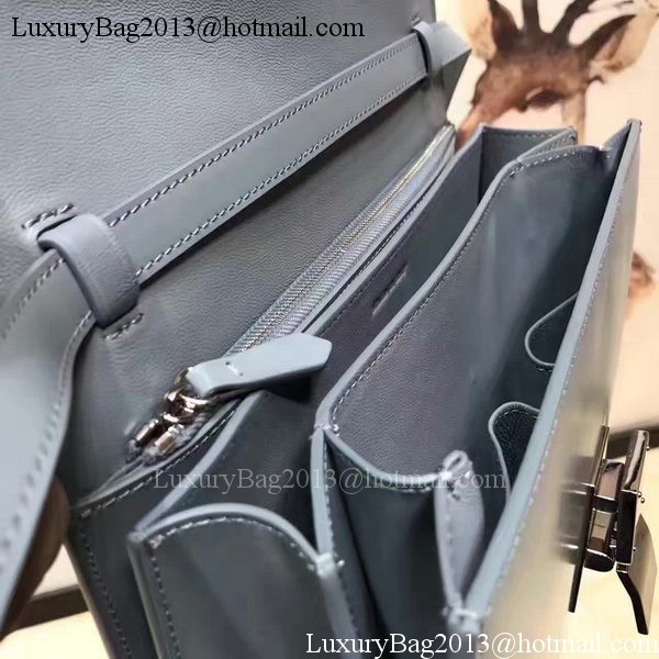 Celine Classic Box Flap Bag Smooth Leather C20447 SkyBlue Celine Classic Box Flap Bag Smooth Leather C20447 SkyBlue