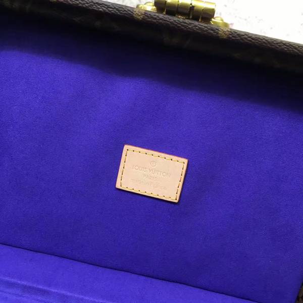 Louis Vuitton Monogram Canvas Treasure Box 40666 Dark Blue Louis Vuitton Monogram Canvas Treasure Box 40666 Dark Blue