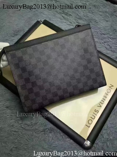 Louis Vuitton Damier Graphite Canvas TOILETRY POUCH 26 N41696 Louis Vuitton Damier Graphite Canvas TOILETRY POUCH 26 N41696