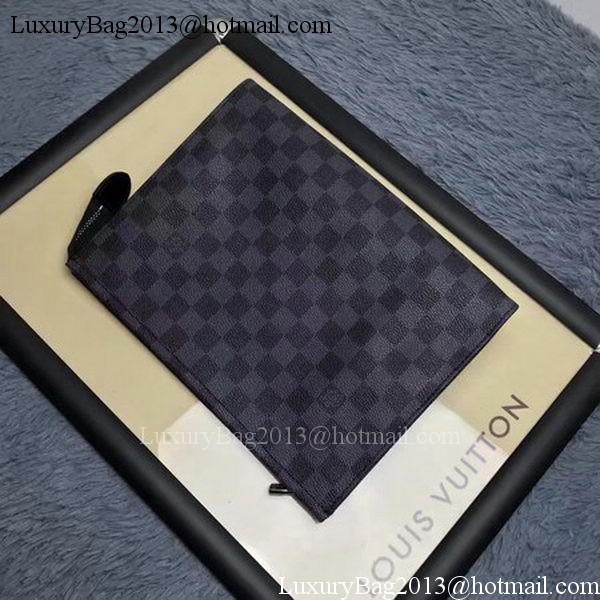 Louis Vuitton Damier Graphite Canvas TOILETRY POUCH 26 N47542 Louis Vuitton Damier Graphite Canvas TOILETRY POUCH 26 N47542