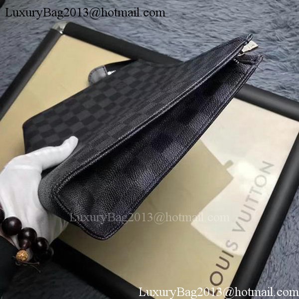 Louis Vuitton Damier Graphite Canvas TOILETRY POUCH 26 N47542 Louis Vuitton Damier Graphite Canvas TOILETRY POUCH 26 N47542