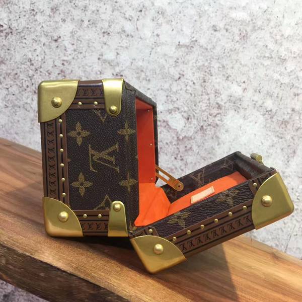 Louis Vuitton Mini Monogram Canvas Treasure Box 40665 Light Red Louis Vuitton Mini Monogram Canvas Treasure Box 40665 Light Red