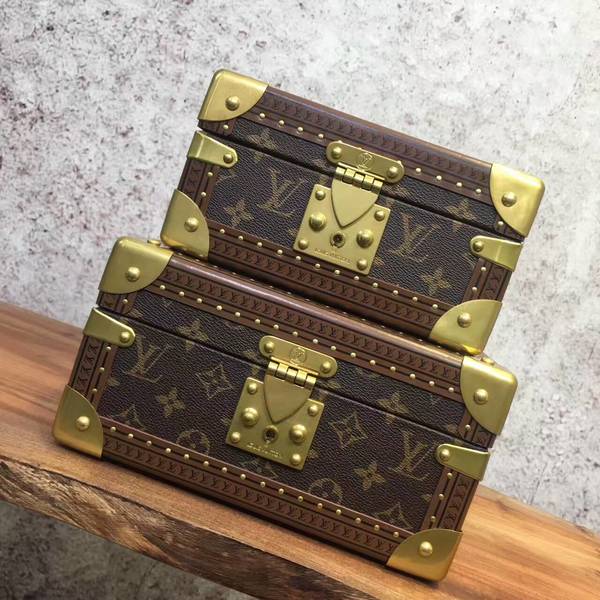 Louis Vuitton Mini Monogram Canvas Treasure Box 40665 Marroon Louis Vuitton Mini Monogram Canvas Treasure Box 40665 Marroon