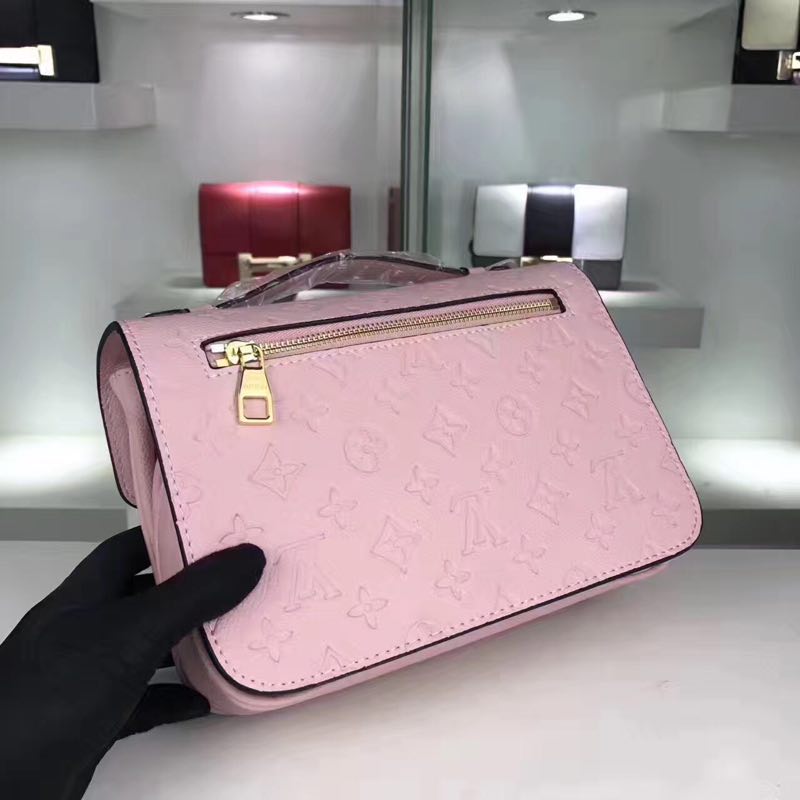 Louis Vuitton Monogram Empreinte Bag M44018 Pink Louis Vuitton Monogram Empreinte Bag M44018 Pink