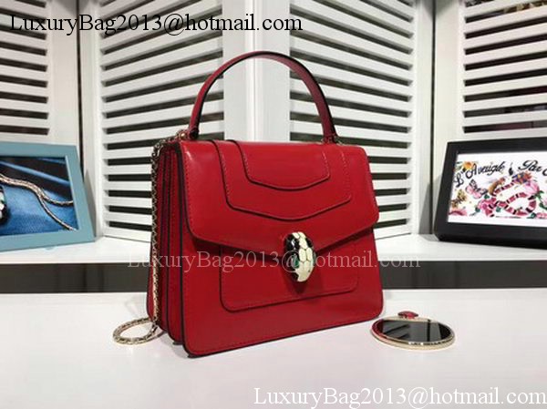 BVLGARI Serpenti Forever Bag Patent Leather BG2280 Red BVLGARI Serpenti Forever Bag Patent Leather BG2280 Red