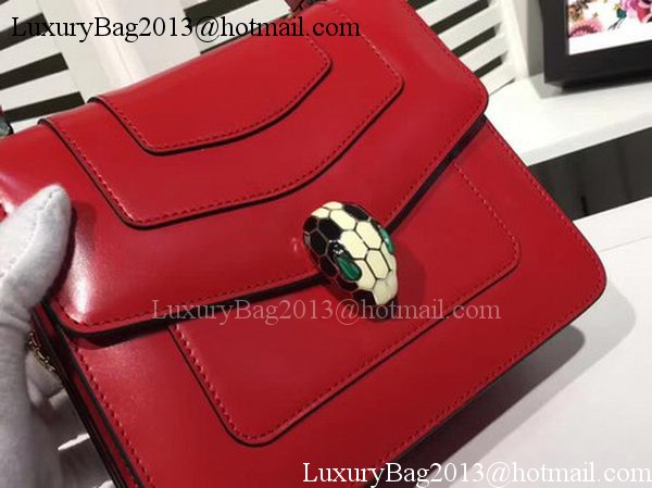 BVLGARI Serpenti Forever Bag Patent Leather BG2280 Red BVLGARI Serpenti Forever Bag Patent Leather BG2280 Red