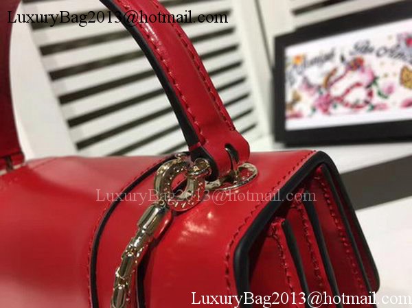 BVLGARI Serpenti Forever Bag Patent Leather BG2280 Red BVLGARI Serpenti Forever Bag Patent Leather BG2280 Red