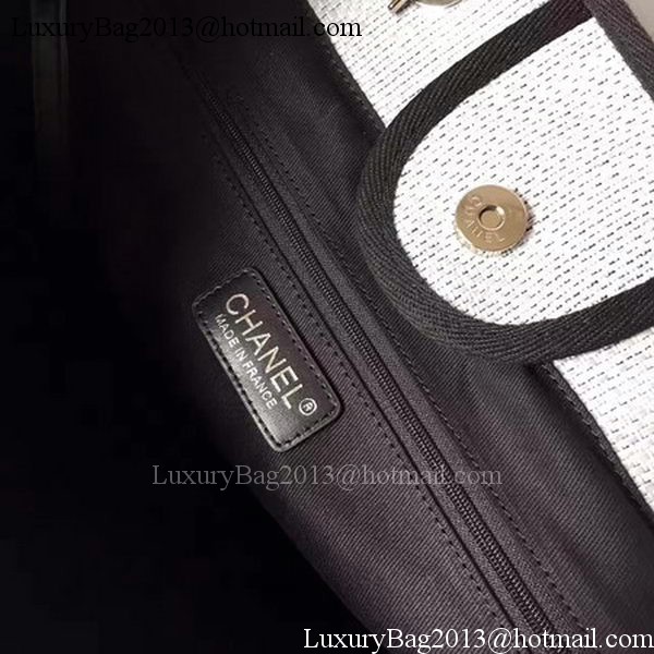 Chanel Large Canvas Tote Shopping Bag CHA1679 Grey Chanel Large Canvas Tote Shopping Bag CHA1679 Grey