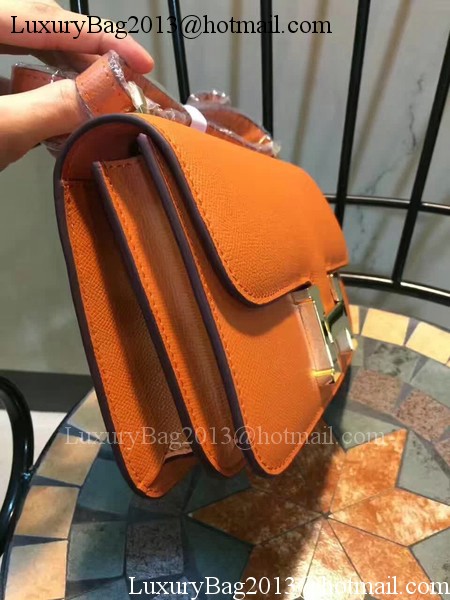 Hermes Constance Bag Calfskin Leather H9978 Orange Hermes Constance Bag Calfskin Leather H9978 Orange