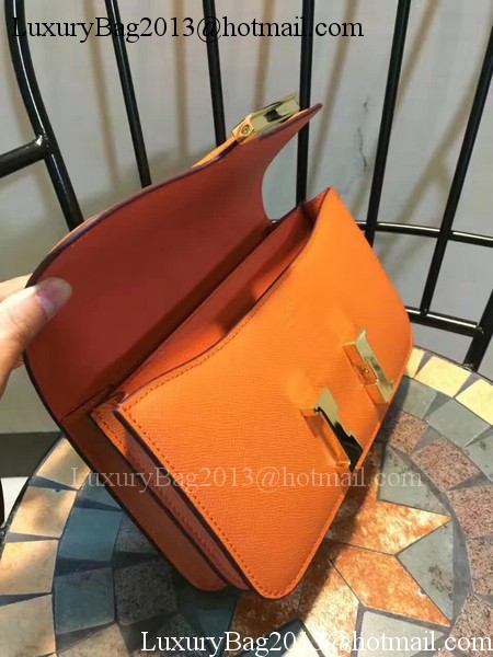 Hermes Constance Bag Calfskin Leather H9978 Orange Hermes Constance Bag Calfskin Leather H9978 Orange