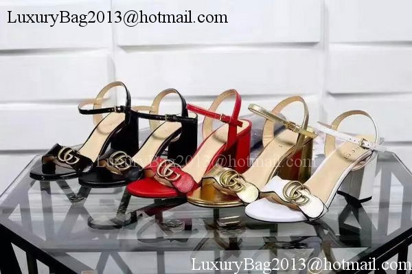 Gucci 80mm Sandal Patent Leather GG1139 Black Gucci 80mm Sandal Patent Leather GG1139 Black