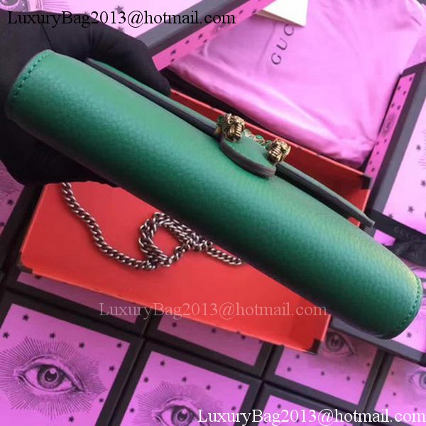 Gucci Dionysus Leather mini Chain Bag 401231 Green Gucci Dionysus Leather mini Chain Bag 401231 Green