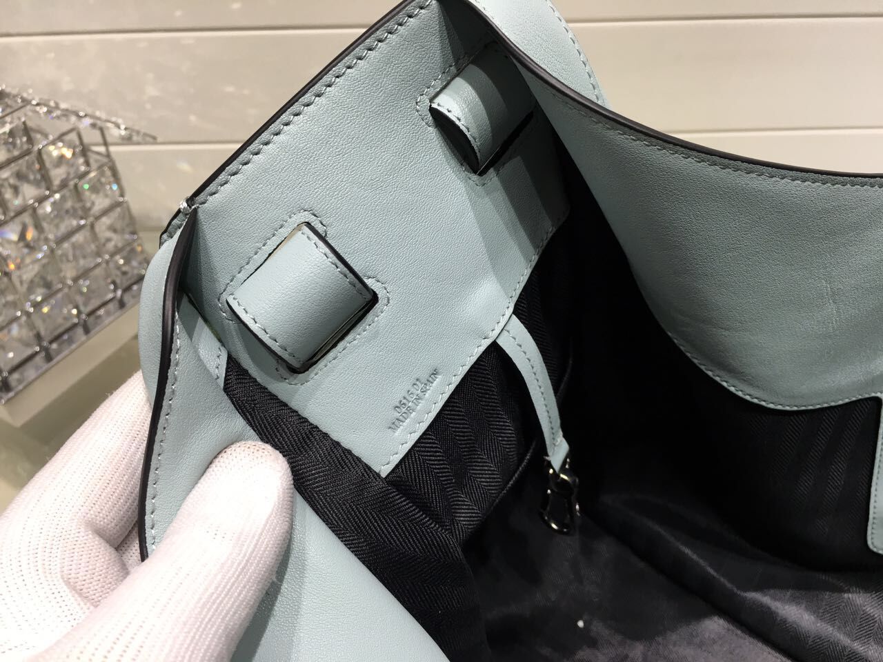 Loewe Hammock Mini Bag 1100 Light Blue Loewe Hammock Mini Bag 1100 Light Blue