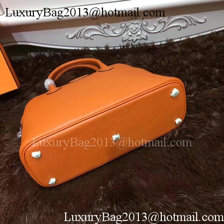 Hermes Bolide 31CM Calfskin Leather Tote Bag B3302 Orange Hermes Bolide 31CM Calfskin Leather Tote Bag B3302 Orange