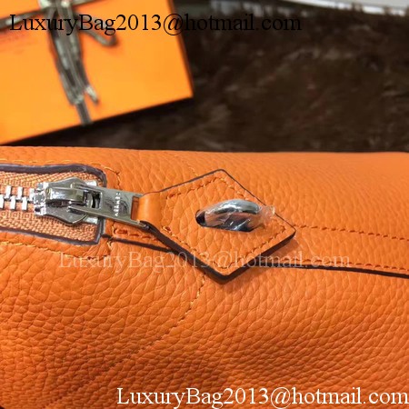 Hermes Bolide 31CM Calfskin Leather Tote Bag B3302 Orange Hermes Bolide 31CM Calfskin Leather Tote Bag B3302 Orange