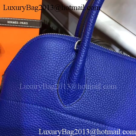 Hermes Bolide 31CM Calfskin Leather Tote Bag B3302 Royal Hermes Bolide 31CM Calfskin Leather Tote Bag B3302 Royal