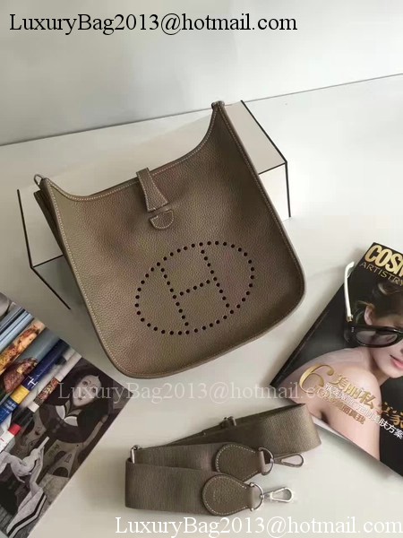 Hermes Evelyne 30cm Messenger Bag E3301 Grey Hermes Evelyne 30cm Messenger Bag E3301 Grey