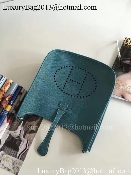 Hermes Evelyne 30cm Messenger Bag E3301 Light Blue Hermes Evelyne 30cm Messenger Bag E3301 Light Blue
