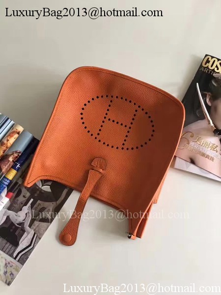 Hermes Evelyne 30cm Messenger Bag E3301 Orange Hermes Evelyne 30cm Messenger Bag E3301 Orange