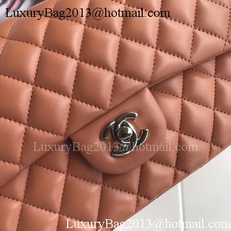 Chanel 2.55 Series Flap Bags Brown Original Sheepskin A1112 Silver Chanel 2.55 Series Flap Bags Brown Original Sheepskin A1112 Silver