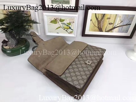 Gucci Dionysus GG Supreme Canvas Shoulder Bag 403348 Khaki Gucci Dionysus GG Supreme Canvas Shoulder Bag 403348 Khaki