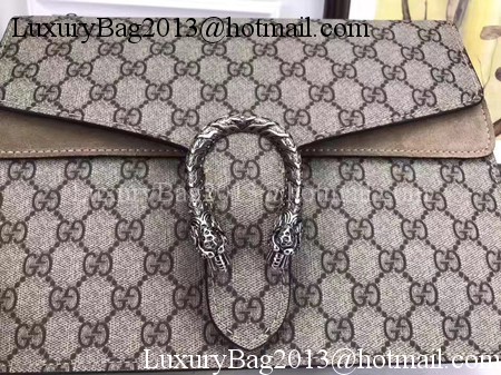 Gucci Dionysus GG Supreme Canvas Shoulder Bag 403348 Khaki Gucci Dionysus GG Supreme Canvas Shoulder Bag 403348 Khaki