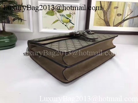 Gucci Dionysus GG Supreme Canvas Shoulder Bag 403348 Khaki Gucci Dionysus GG Supreme Canvas Shoulder Bag 403348 Khaki