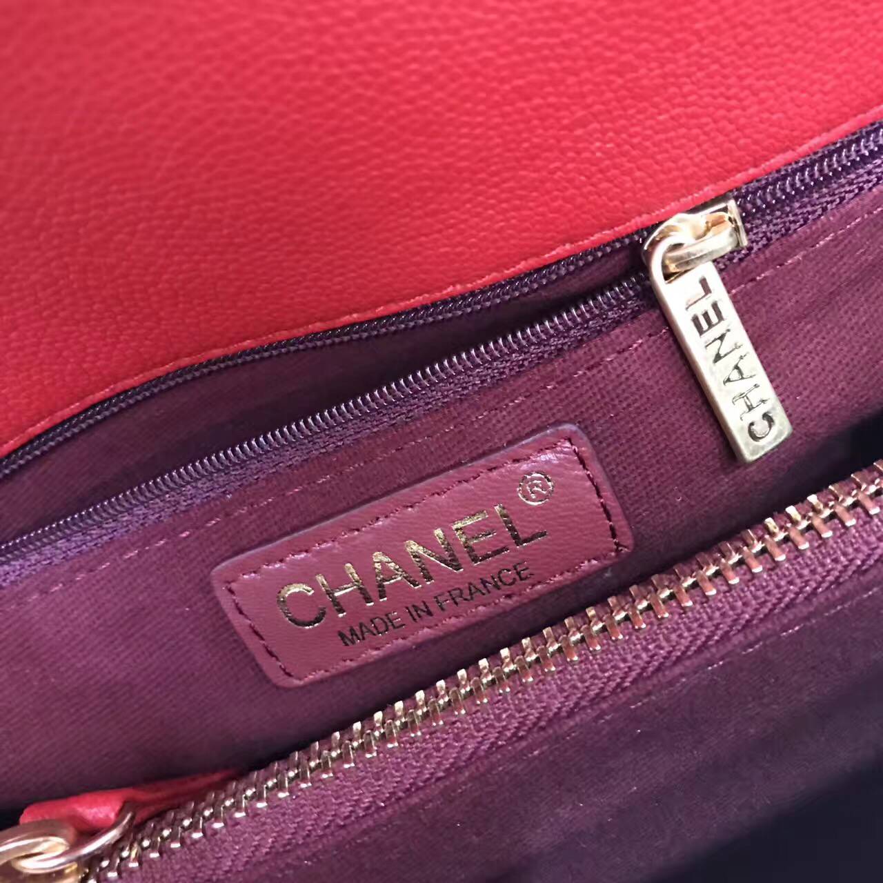 Chanel Original Leather Tote Bag 95478 Red Chanel Original Leather Tote Bag 95478 Red