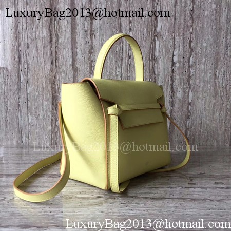 Celine Belt mini Bag Original Leather C98310 Yellow Celine Belt mini Bag Original Leather C98310 Yellow