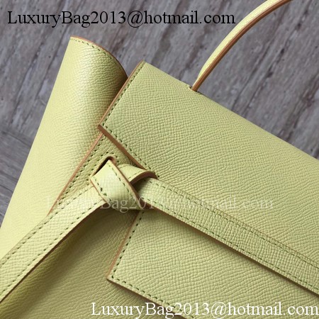 Celine Belt mini Bag Original Leather C98310 Yellow Celine Belt mini Bag Original Leather C98310 Yellow