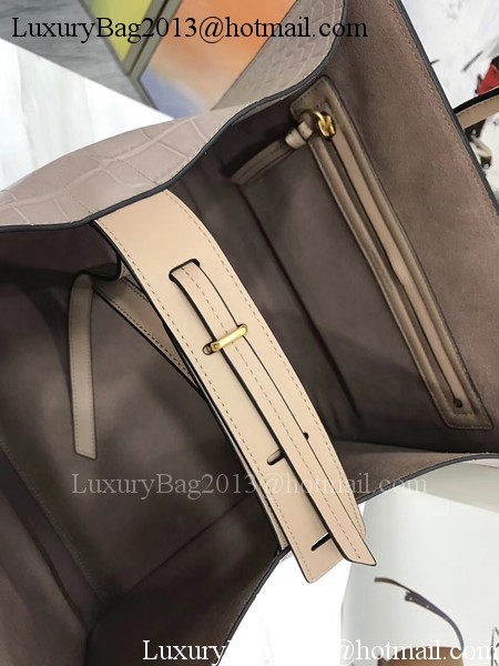 Celine Luggage Phantom Tote Bag Croco Leather CT3372 Apricot Celine Luggage Phantom Tote Bag Croco Leather CT3372 Apricot