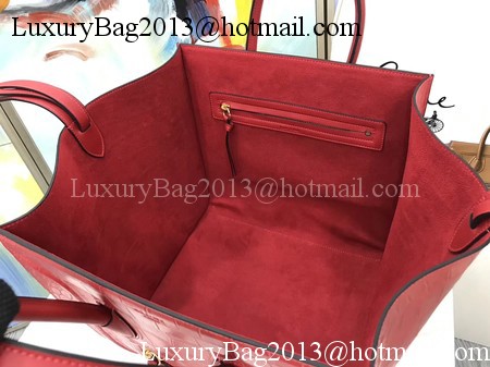 Celine Luggage Phantom Tote Bag Croco Leather CT3372 Red Celine Luggage Phantom Tote Bag Croco Leather CT3372 Red