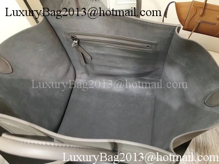 Celine Luggage Phantom Tote Bag Smooth Leather CT3372 Grey Celine Luggage Phantom Tote Bag Smooth Leather CT3372 Grey