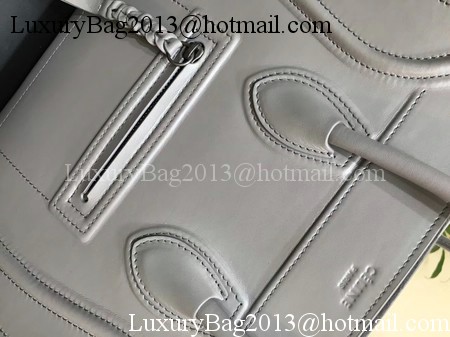 Celine Luggage Phantom Tote Bag Smooth Leather CT3372 Grey Celine Luggage Phantom Tote Bag Smooth Leather CT3372 Grey