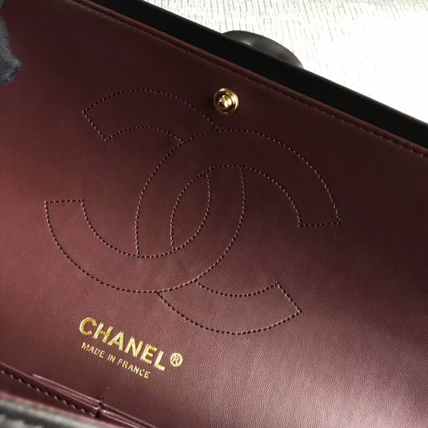 Chanel Flap Shoulder Bags Black Original Lambskin Leather CF1113 Glod Chanel Flap Shoulder Bags Black Original Lambskin Leather CF1113 Glod