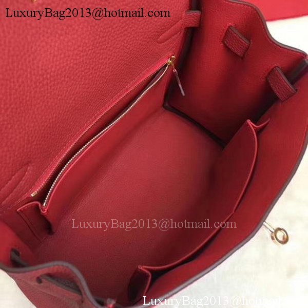 Hermes Kelly 32cm Shoulder Bag TOGO Leather KY32 Red Hermes Kelly 32cm Shoulder Bag TOGO Leather KY32 Red