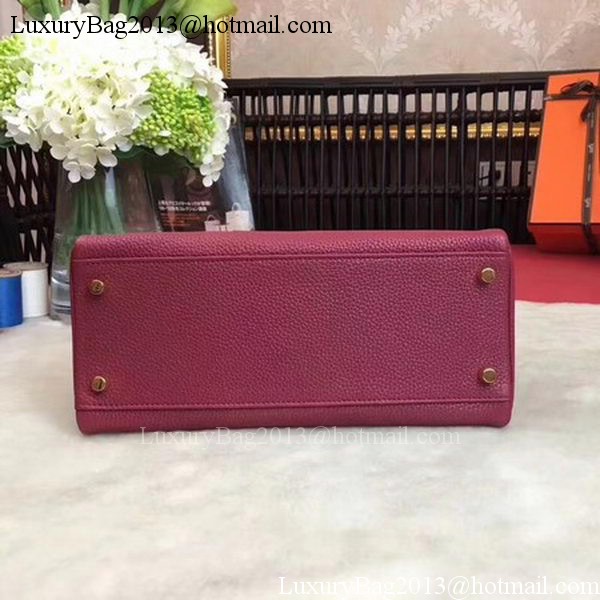 Hermes Kelly 32cm Shoulder Bag TOGO Leather KY32 Wine Hermes Kelly 32cm Shoulder Bag TOGO Leather KY32 Wine