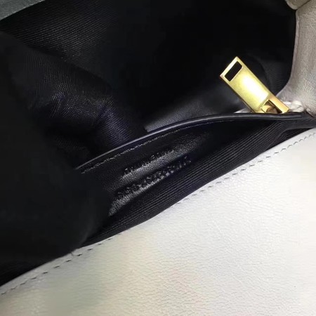 YSL Classic Monogramme White Leather Flap Bag Y392737 Gold YSL Classic Monogramme White Leather Flap Bag Y392737 Gold