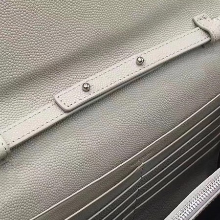 YSL WOC Classic Monogramme Flap Bag Cannage Pattern Y1003 Grey YSL WOC Classic Monogramme Flap Bag Cannage Pattern Y1003 Grey