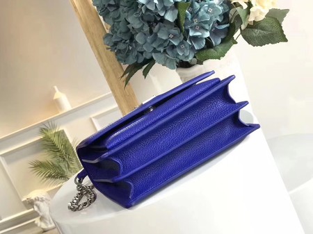 Yves Saint Laurent Leather Cross-body Shoulder Bag Y8004 Blue Yves Saint Laurent Leather Cross-body Shoulder Bag Y8004 Blue