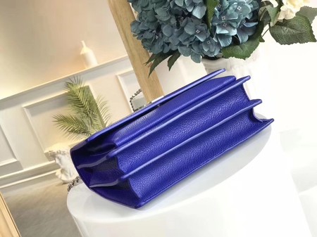Yves Saint Laurent Leather Cross-body Shoulder Bag Y8005 Blue Yves Saint Laurent Leather Cross-body Shoulder Bag Y8005 Blue