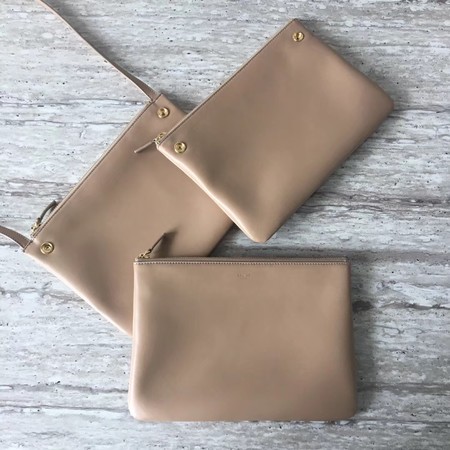 Celine Trio Crossbody Messenger Bag C55421 Apricot Celine Trio Crossbody Messenger Bag C55421 Apricot